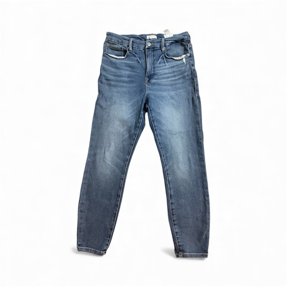 Good American Jeans Womens 8 /29
Blue High Rise Skinny Stretch Ankle